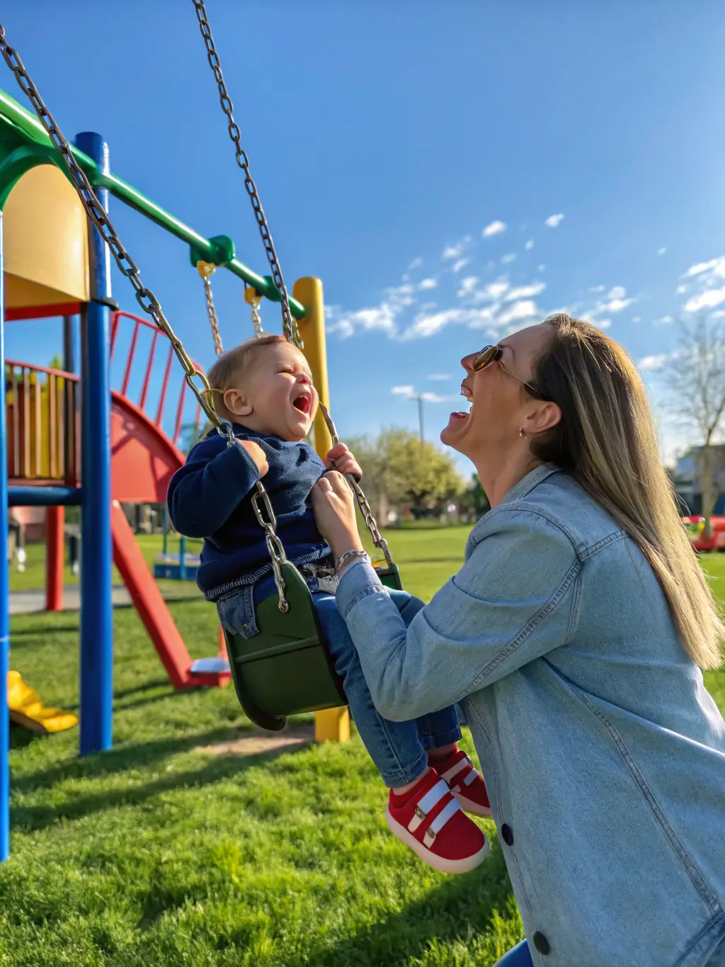 A heartwarming image of a parent and child spending quality time together, representing the importance of child custody and visitation arrangements in family law.